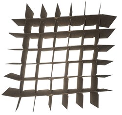 Research Products International Corp Cell Divider for Tube Storage Boxes, Cardboard, 7 x 7 Array, 16mm Opening, 49 Tube Capacity